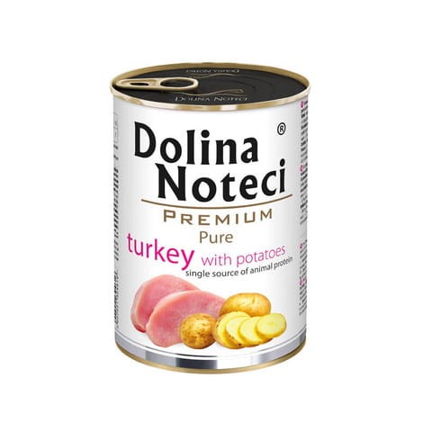 Dolina Noteci Pure Indyk 400 g – monoproteinowa mokra karma dla psa