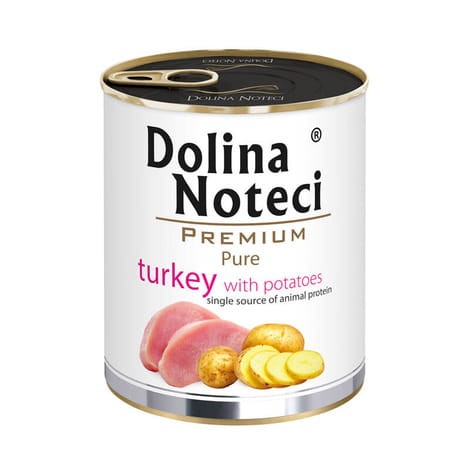 Dolina Noteci Pure Indyk 800 g – monoproteinowa mokra karma dla psa