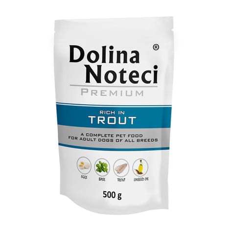 Dolina Noteci Pstrąg 500 g – mokra karma dla psa