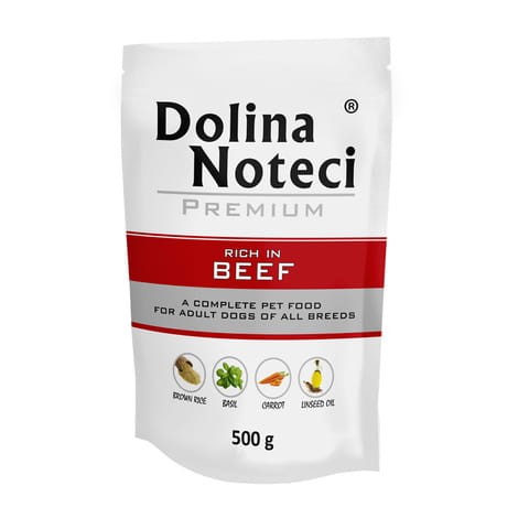 Dolina Noteci Wołowina 500 g – mokra karma dla psa