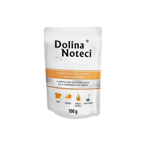 Dolina Noteci Premium Bażant z Dynią i Makaronem 100 g – mokra karma dla psów małych ras