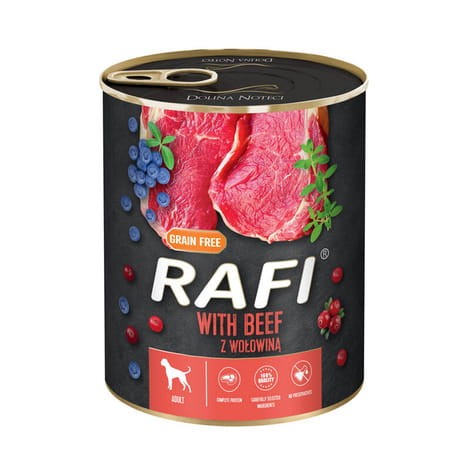 Rafi Wołowina 800 g – mokra karma dla dorosłych psów