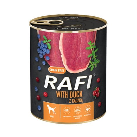 Rafi Kaczka 800 g – mokra karma dla dorosłych psów