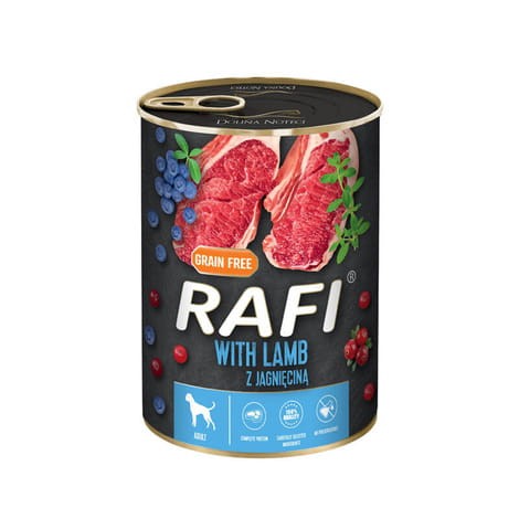 Rafi Jagnięcina 400 g – mokra karma dla dorosłych psów