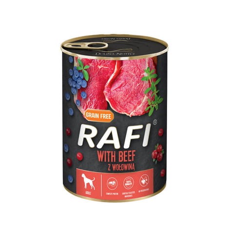 Rafi Wołowina 400 g – mokra karma dla dorosłych psów