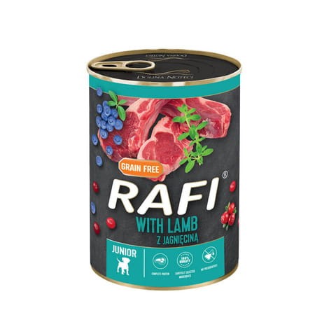 Rafi Junior Jagnięcina 400 g – mokra karma dla szczeniąt