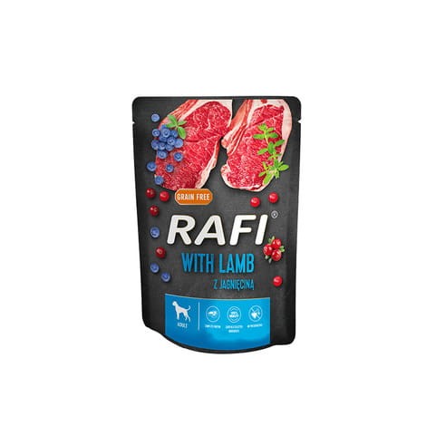 Rafi Jagnięcina 300 g – mokra karma dla dorosłych psów