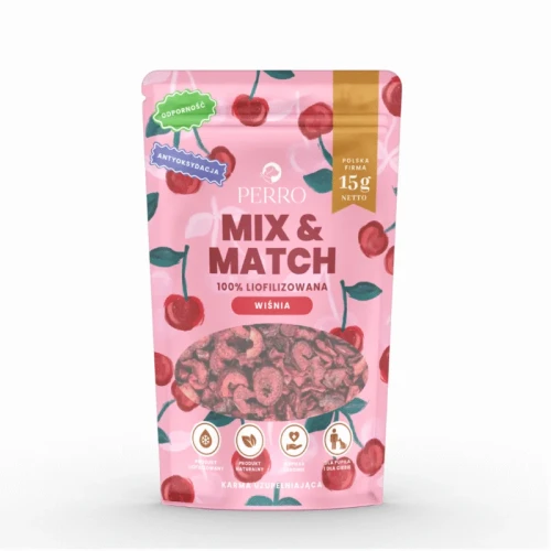 MIX&MATCH Wiśnia 15g- przysmak liofilizowany dla psa