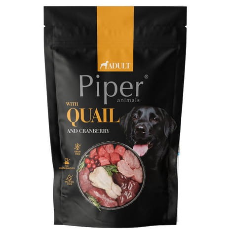 Piper Animals Przepiórka z żurawiną 500g – mokra karma dla psa
