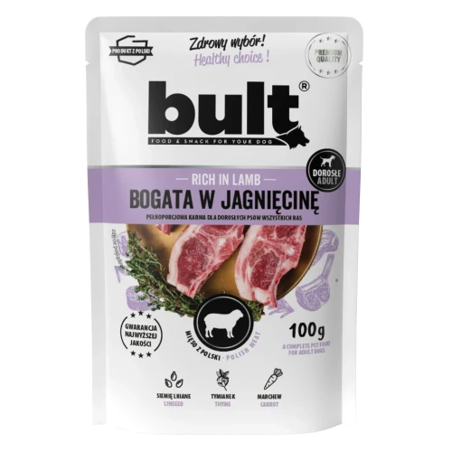 BULT jagnięcina 500g – mokra karma dla psa