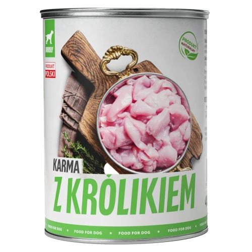 TufTuf Królik 800g - mokra karma dla dorosłego psa