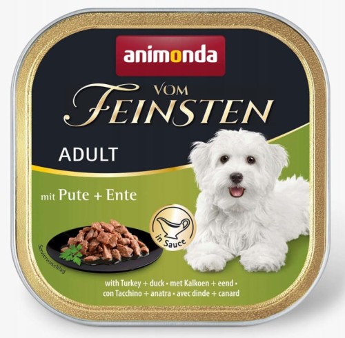 Animonda vom Feinsten Adult Indyk z kaczką w sosie 150g - pasztet dla psa