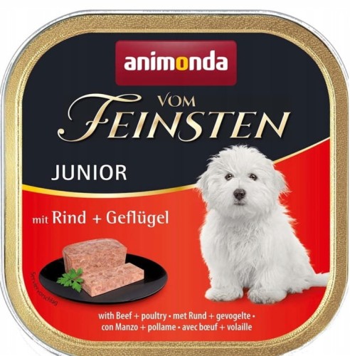 Animonda vom Feinsten Adult Wołowina + drób 150g - pasztet dla szczeniąt