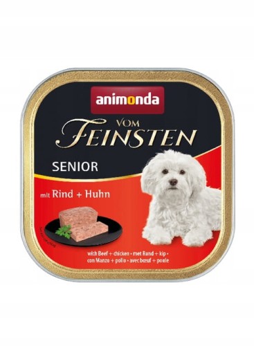 Animonda vom Feinsten Adult Wołowina + Kurczak 150g - pasztet dla psa seniora