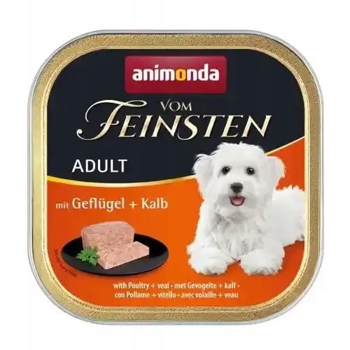 Animonda vom Feinsten Adult Drób + Cielęcina 150g - pasztet dla psa