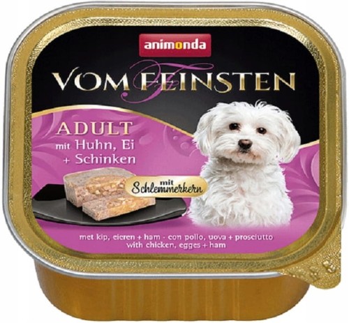Animonda vom Feinsten Adult Kurczak Jajko Szynka 150g - pasztet dla psa