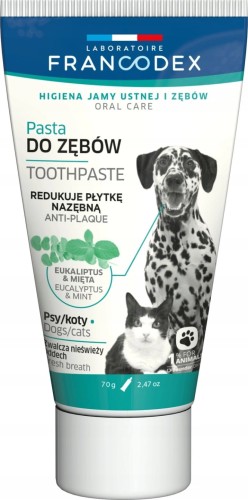 Francodex Pasta do czyszczenia zębów 70 g dla psów i kotów