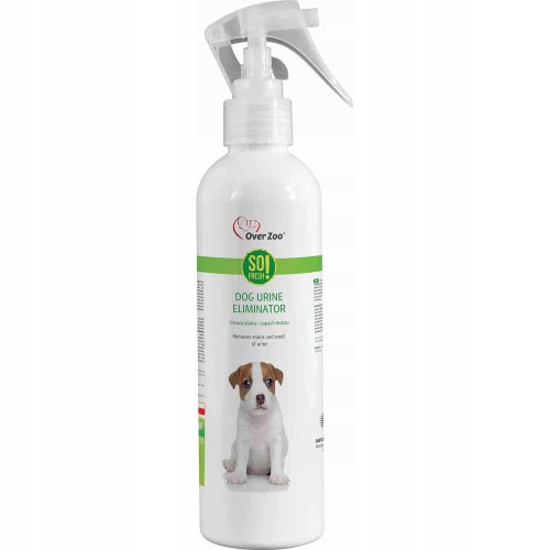 Over Zoo ELIMINATOR 250ML usuwa plamy i zapach moczu z kuwet i kojców