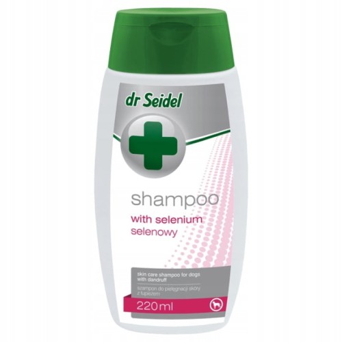 DR SEIDEL Szampon dla psów do pielęgnacji skóry z łupieżem selenowy 220 ml