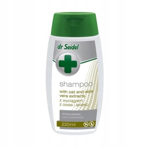 DR SEIDEL Szampon dla psów wyciąg z owsa i aloesu 220 ml