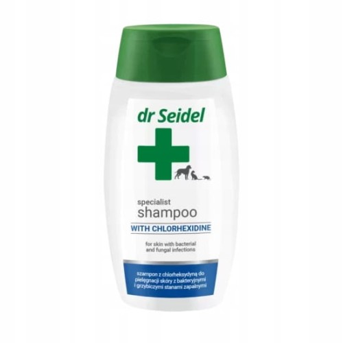 DR SEIDEL Szampon dla psów z chloreksydyną 220 ml