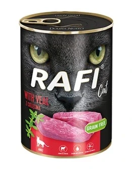 RAFI Cat cielęcina 400g - mokra karma dla kota