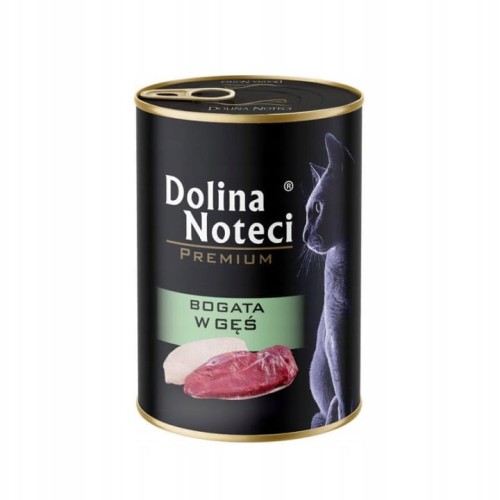 Dolina Noteci bogata w gęś 400g - mokra karma dla kota