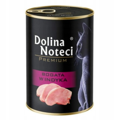Dolina Noteci bogata w indyka 400g - mokra karma dla kota