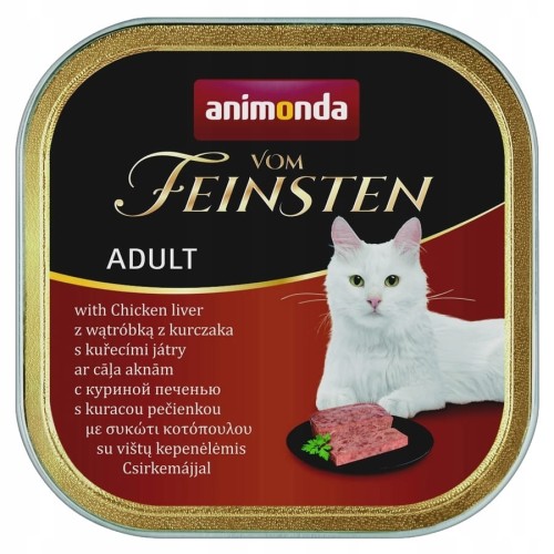 Animonda vom Feinsten Adult Wątróbka z Kurczaka 100g - pasztet dla kotów