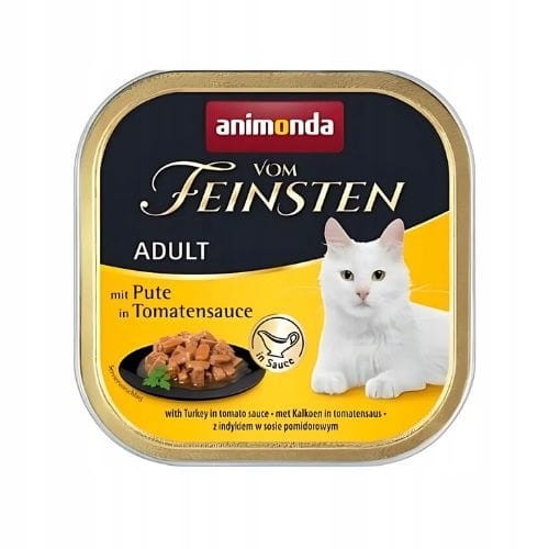 Animonda vom Feinsten Adult Indyk w sosie pomidorowym 100g - pasztet dla kotów