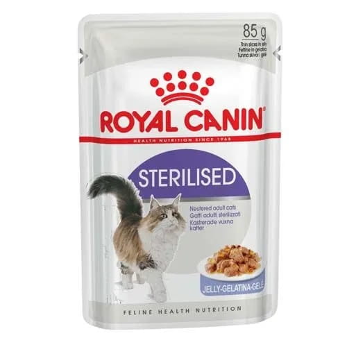 Royal Canin adult sterilised w galaretce 85g- saszetka mokra karma dla kotów po sterylizacji
